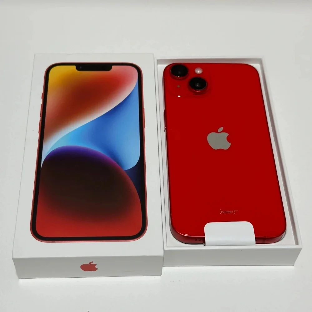 Apple iPhone in Vibrant Red